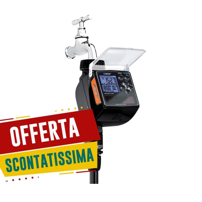 Centralina programmatore di irrigazione ad energia solare Claber 8487