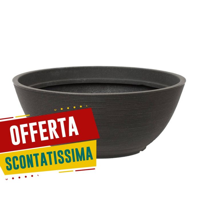 Vaso Sahara | Teraplast - 80 grigio cenere
