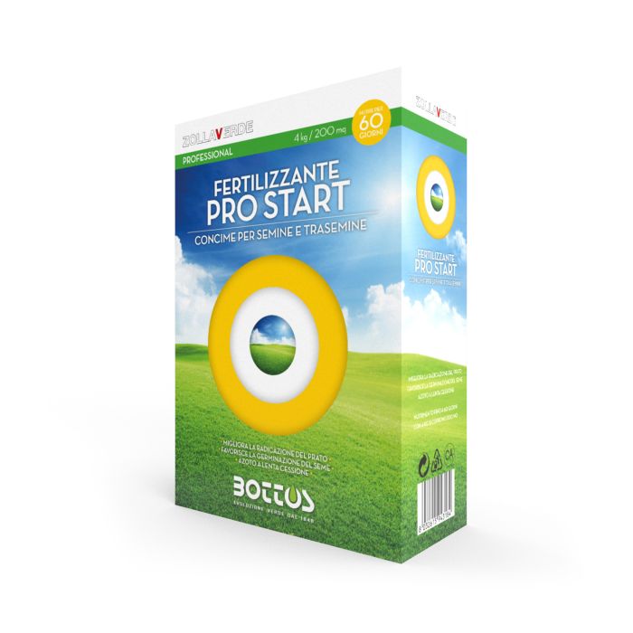 Concime per semine e trasemine prato Pro Start Bottos