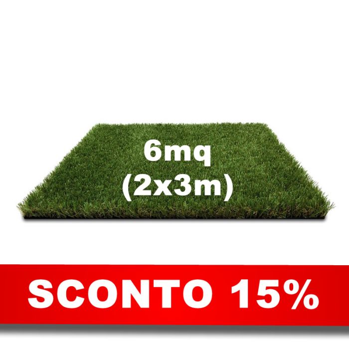 OFFERTA SPECIALE - 6 mq erba sintetica ELEGANCE