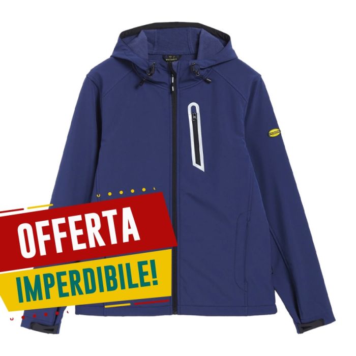 Giacca Diadora Softshell Sail Blu