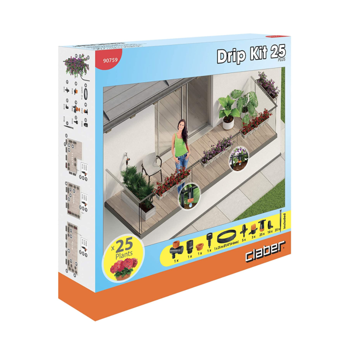 Kit Drip 25 Vasi Plus | Claber 8690
