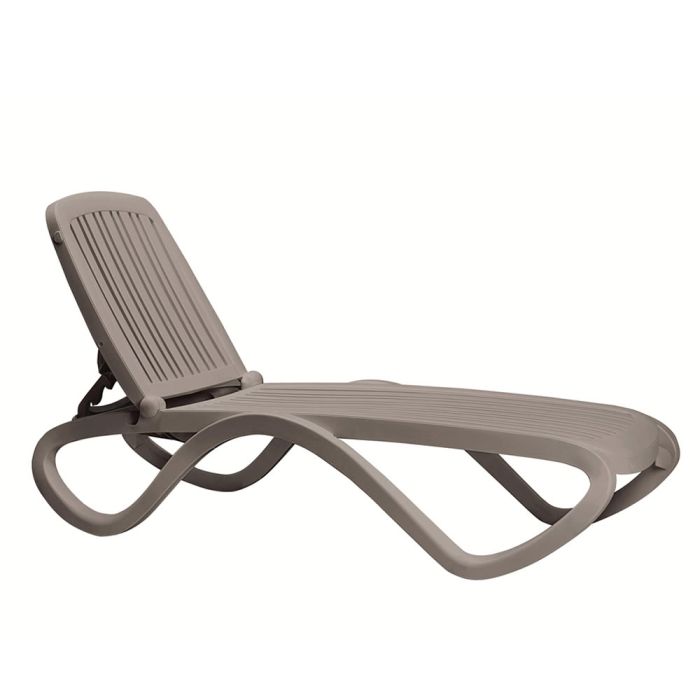 Lettino prendisole Tropico Nardi - Tortora