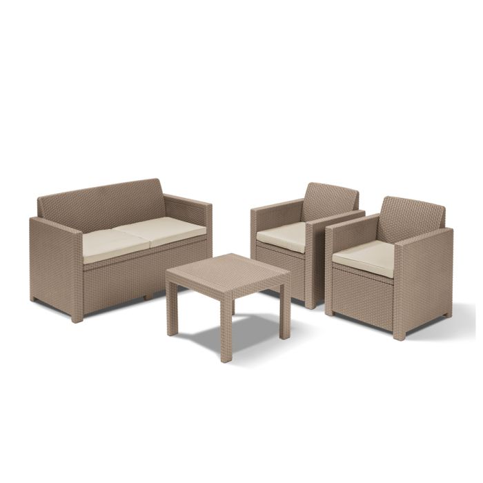 Salotto in simil rattan Alabama Lounge Set Keter