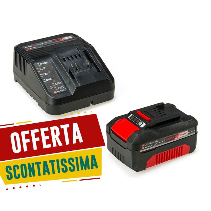 Caricabatteria + Batteria 4,0 Ah | Einhell