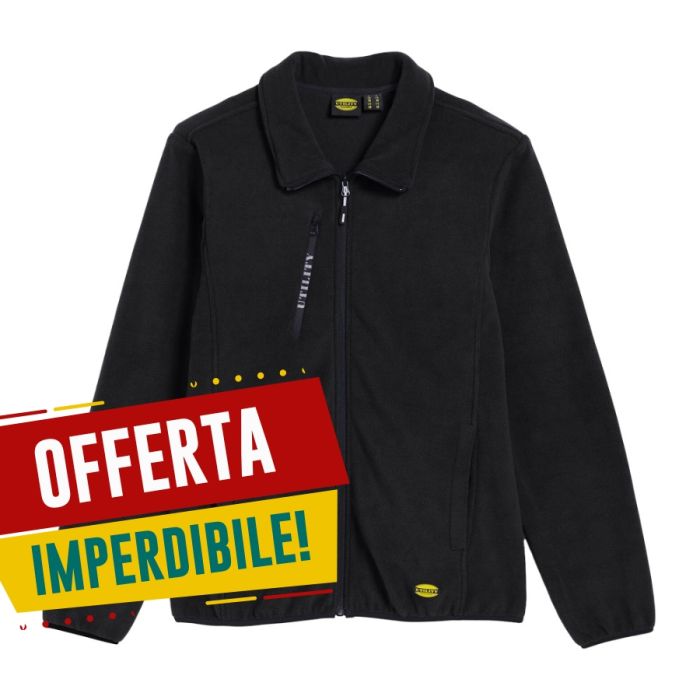 Pantalone bianco da lavoro Diadora Sweat Pile Nero