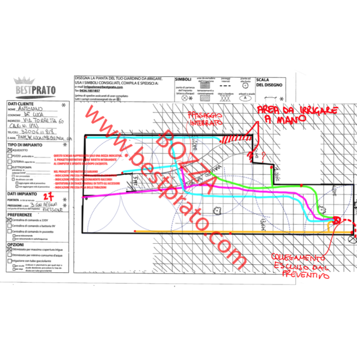 Impianto irrigazione Antonino De Luca
