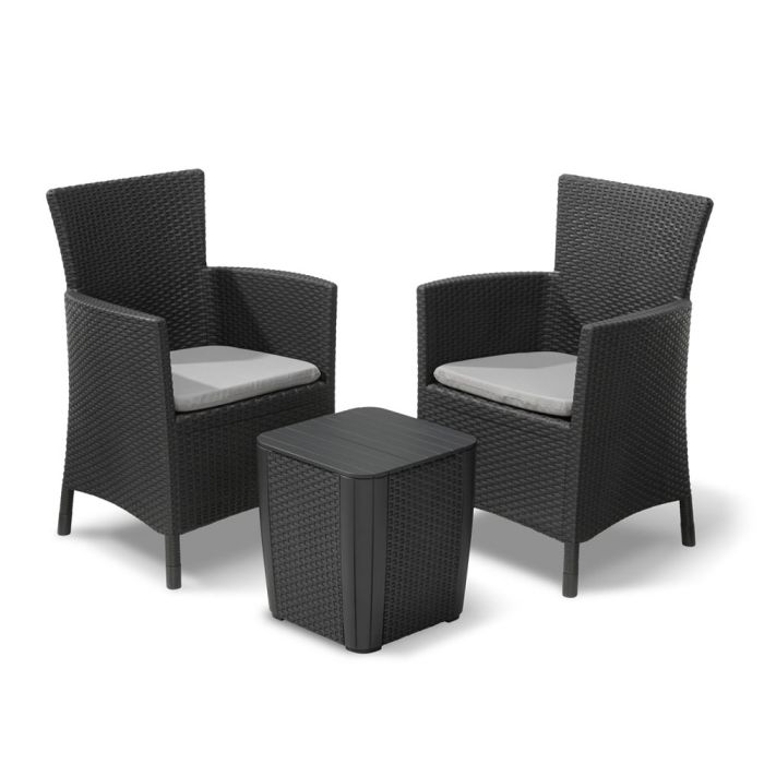 Set Tavolino + 2 Poltrone Iowa | Keter