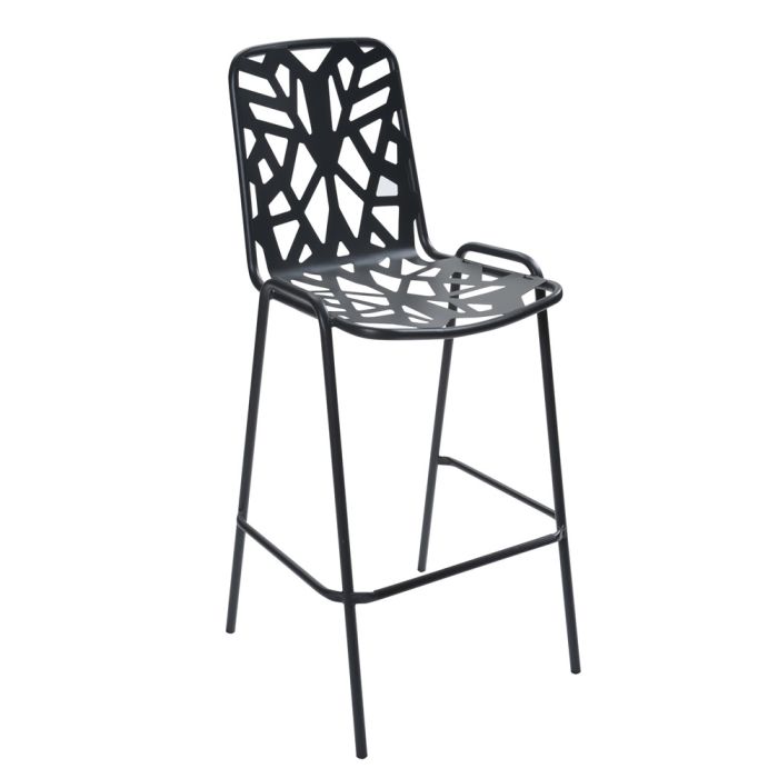 Sgabello in metallo Fancy Leaf 75