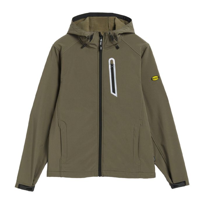 Giacca Diadora Softshell Sail Verde Militare