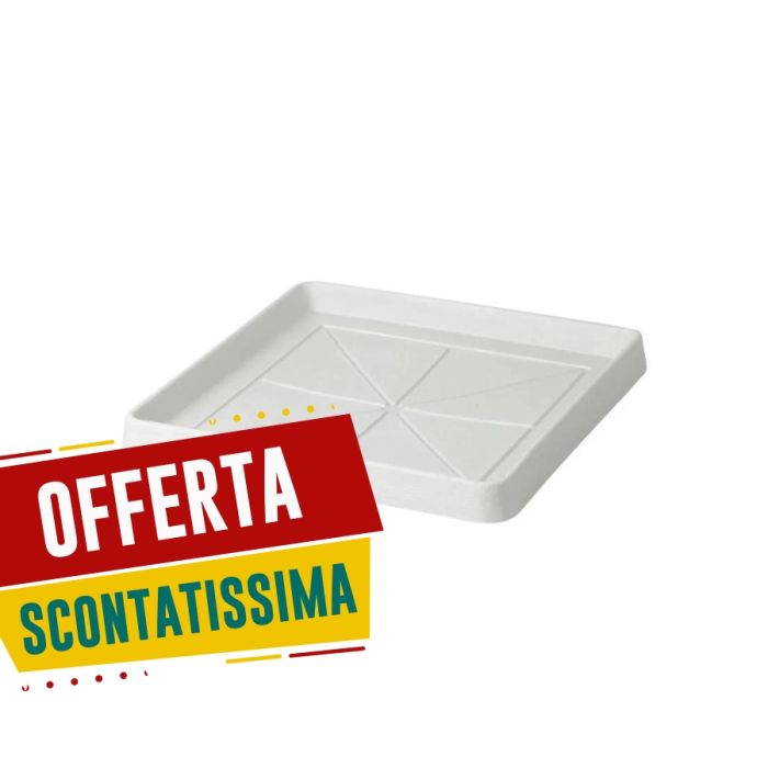 Sottovaso Quadro 30x30 Bianco | Teraplast