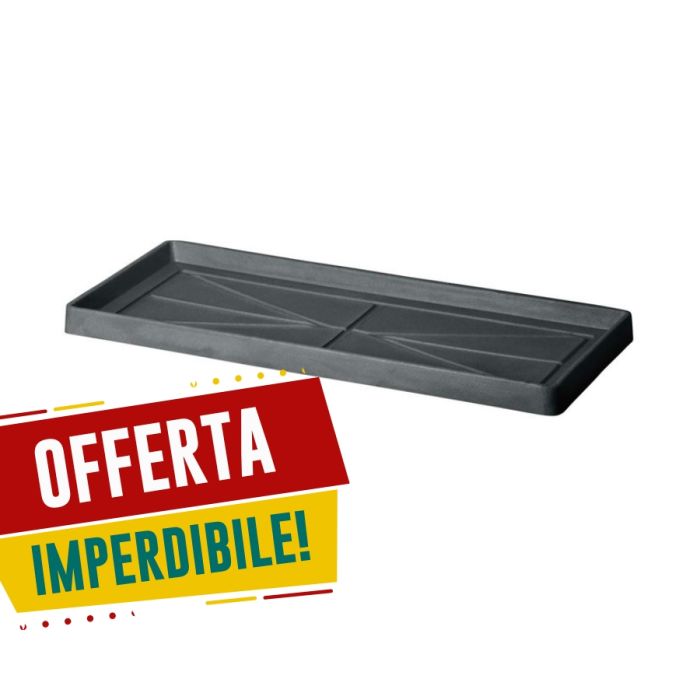 Sottovaso Cassetta | Teraplast-antracite-80x36cm
