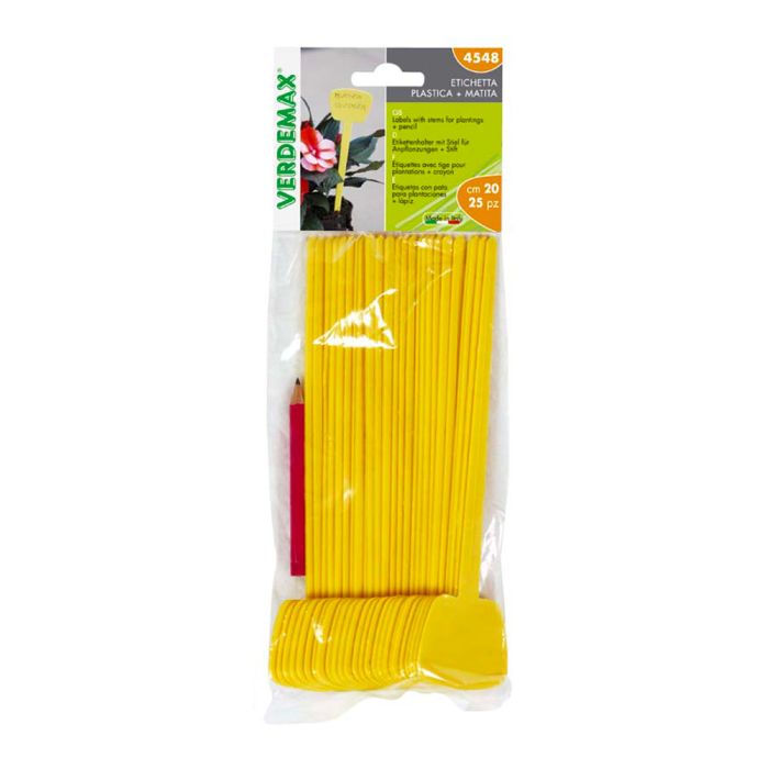 Targhette per Piante 5 x 4 x H 20 cm 25 PZ