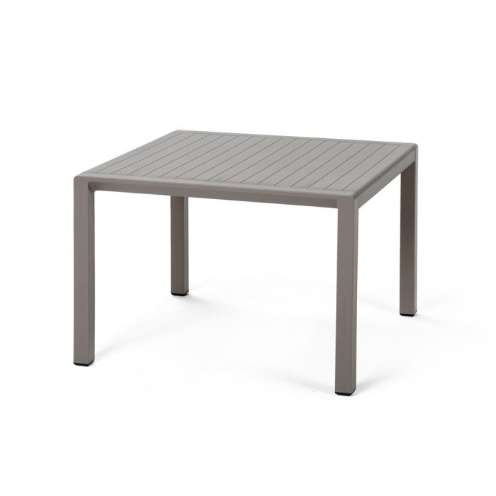 Tavolino quadrato da esterno Aria 60 di Nardi - tortora