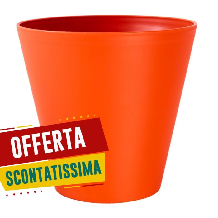 Vaso Estoril | Teraplast - 16 corallo