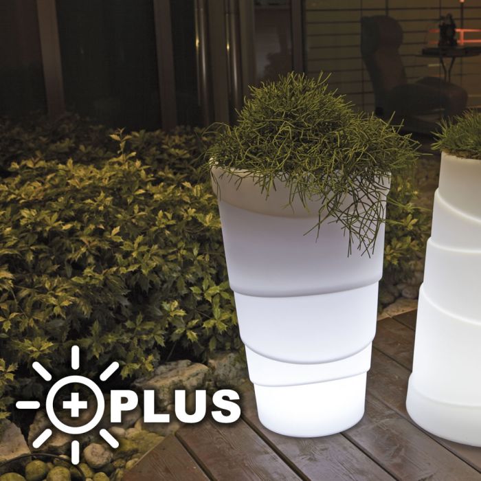 Vaso luminoso di design Zig Light +PLUS