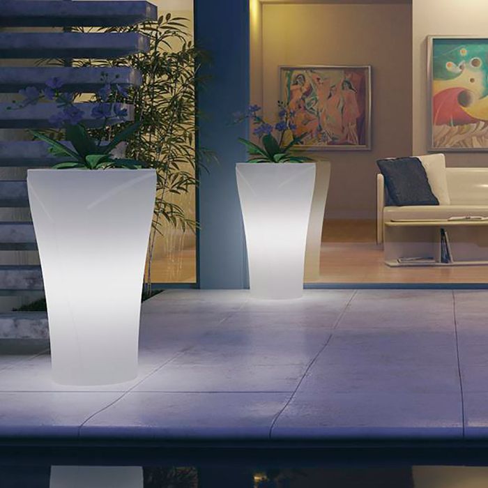 Vasi in resina luminosi Tulip Outdoor Teraplast