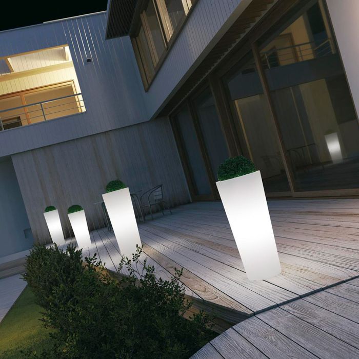 Vaso con luci led Rise Outdoor Teraplast