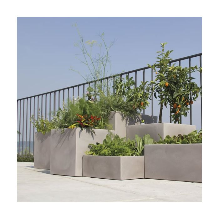 Vaso grande quadrato Momus