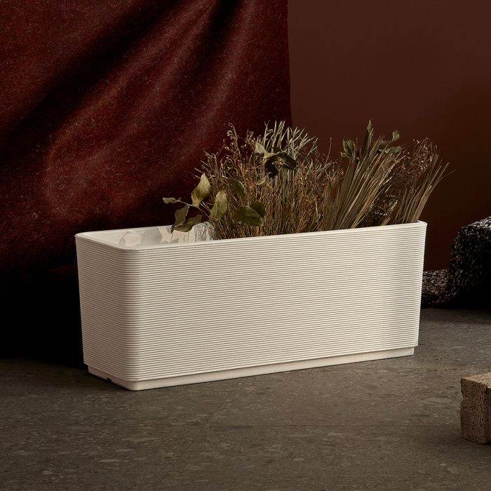 Vaso in plastica rettangolare 100 cm Sinai Teraplast