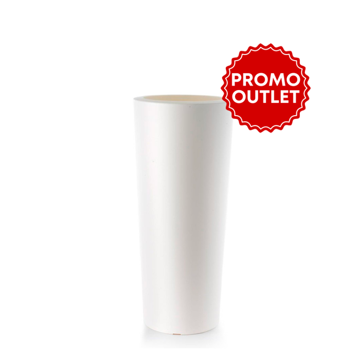 Vaso Schio Cono 90 Bianco Teraplast