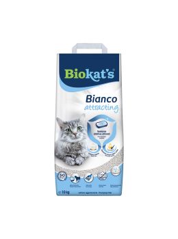 Lettiera agglomerante Bianco Attracting | Biokat's 10kg
