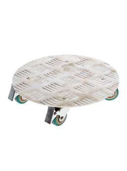 Portavasi con Ruote in Alluminio Verdemax