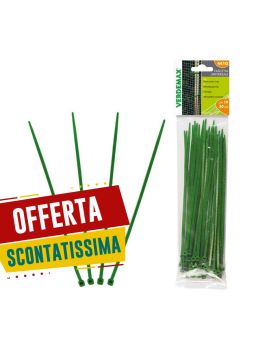 Fascette in plastica verdi