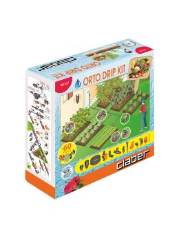 Kit impianto irrigazione a goccia per orto Claber 90767 