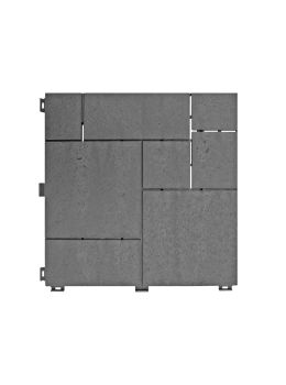 EcoRubber Piastrella Gomma 30x30 - Grigio