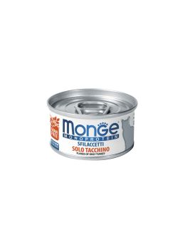Sfilaccetti di Tacchino | Monge Monoprotein Gatto | 80 g