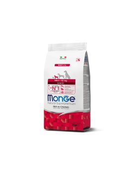 Crocchette Cane Mini Senior Pollo | Monge Natural Superpremium | 3 kg