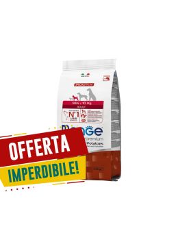 Crocchette Cane Mini Adult Agnello Riso Patate | Monge Natural Superpremium | 2,5 kg