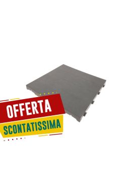 Piastrella in plastica piena grigia per giardino ed esterno