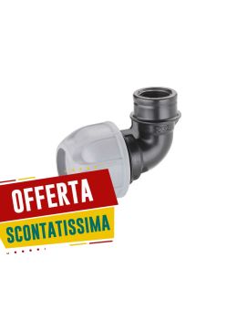 Raccordo Gomito 32mm 3/4”F | Claber 90273
