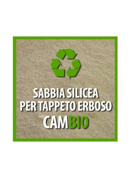 Sabbia Silicea per Prato Sabbiature Top Dressing CAMBIO