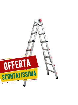 Scala Telescopia Professionale in Alluminio