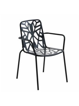 Sedia per esterno in metallo Fancy Leaf 2