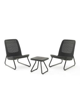 Set Tavolino + 2 Poltrone Rio Patio | Keter