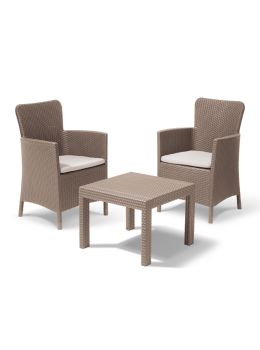 Set Tavolino + 2 Poltrone Salvador | Keter