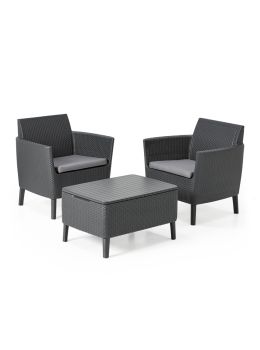 Set Tavolino Grande + 2 Poltrone Salemo | Keter