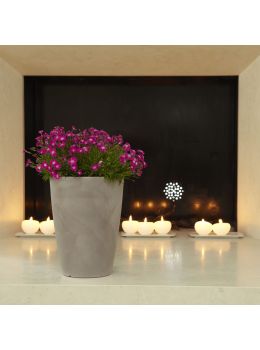 Vaso in resina per esterno e casa