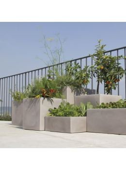 Vaso grande quadrato Momus