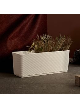 Vaso in plastica rettangolare 100 cm Sinai Teraplast