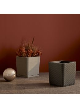 Vaso quadrato 40x40 plastica Thar Teraplast