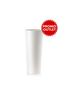 Vaso Schio Cono 90 Bianco Teraplast