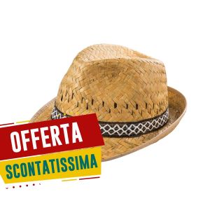 Cappello di Paglia Naturale - Stocker - tg 58