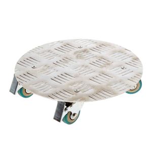 Portavasi con Ruote in Alluminio Verdemax