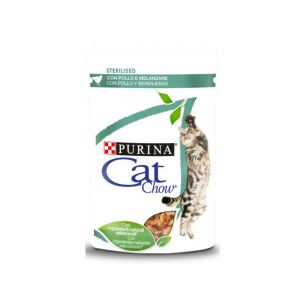 Cat Chow Adulti Sterlized | Pollo e Melanzane | 85 gr