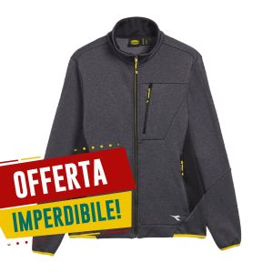 Felpa da Lavoro Diadora Polar Fleece Techno Grigio